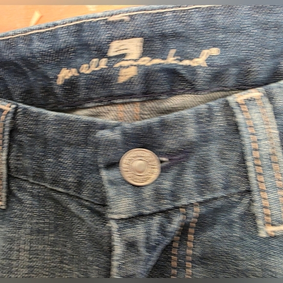7 For All Mankind Jeans, A Pocket. Bootcut Flair,  Low Rise, 24 " Waist - Picture 3 of 16